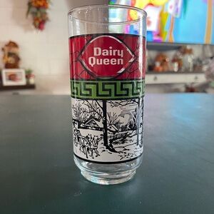 Vintage 1978 Dairy Queen/Dr. Pepper collection glass cup